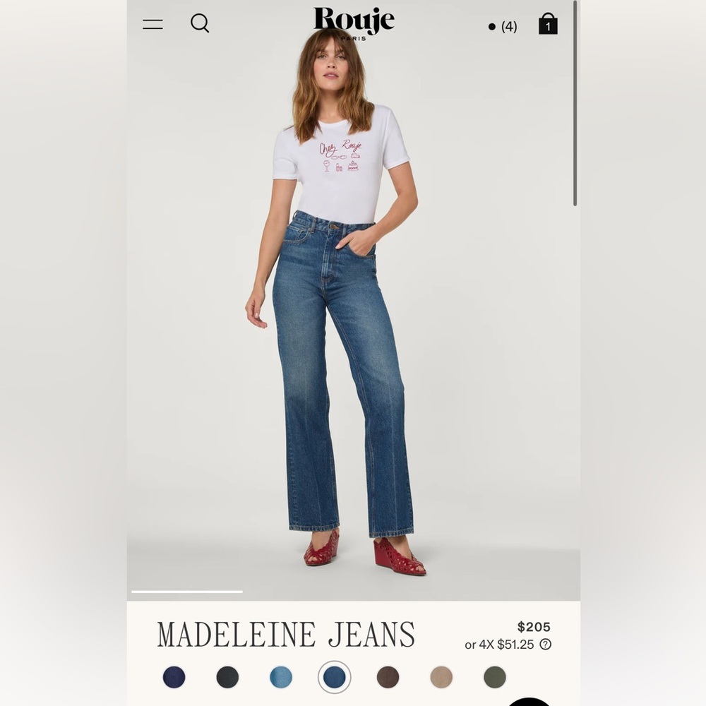 NWT Rouje Madeleine jeans